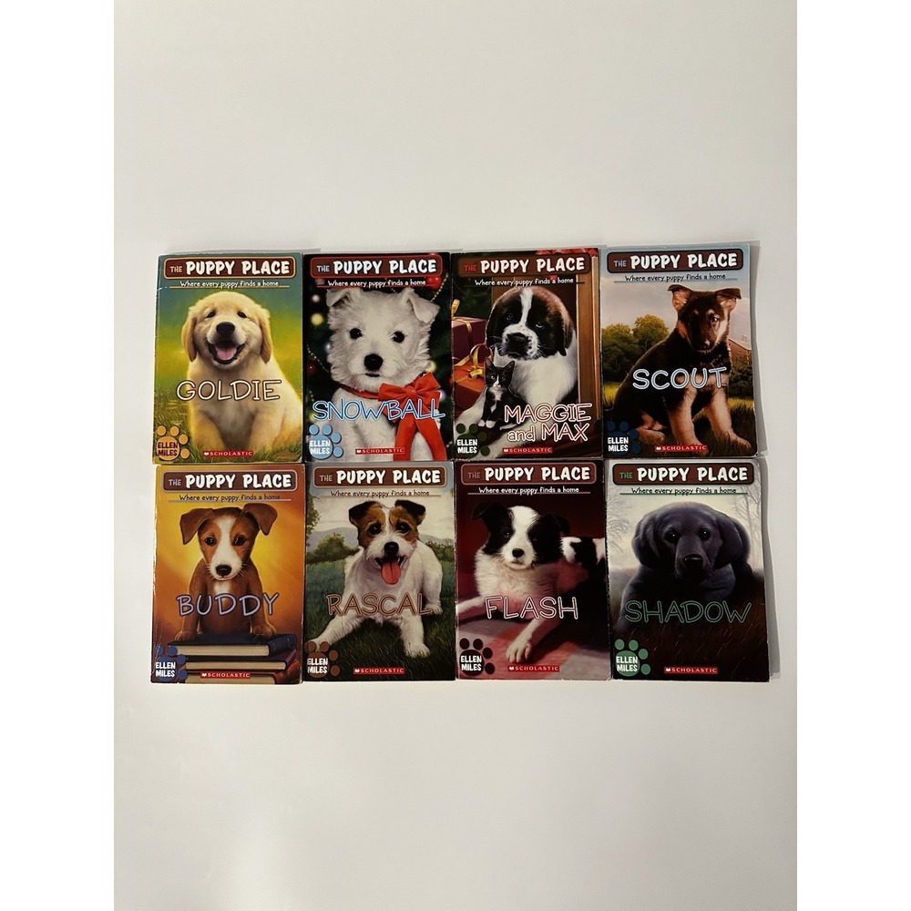THE PUPPY PLACE paperback Books by Ellen Miles Scholastic, Children-Lot of 8